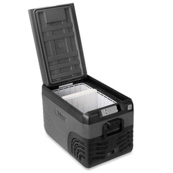 Frigider portabil de voiaj auto cu compresor Yolco KX30 Carbon 25L + căști wireless impermeabile