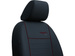 Huse pentru scaune auto Pok-Ter Trend Line din material culoare bordo
