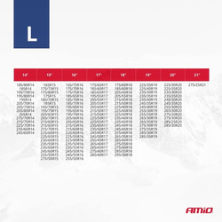 Lanțuri de zăpadă textile mărimea L EN16662-1 Önorm V5121 2 buc.
