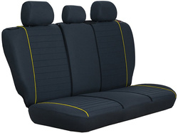 Huse pentru scaune auto Pok-Ter Trend Line din material culoare galben