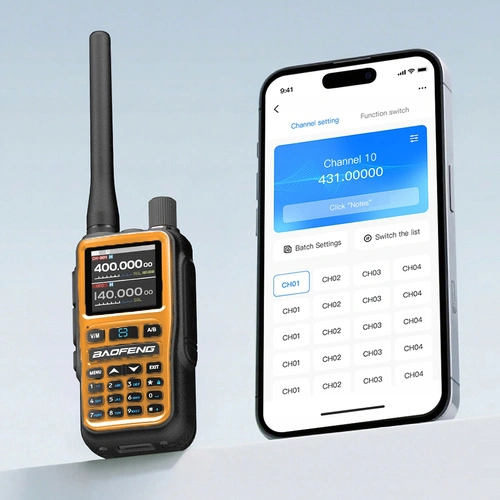 Krótkofalówka Radiotelefon Walkie-talkie  VHF UHF PASMO LOT Baofeng UV-5R EU MINI CAMO pol_pl_Krotkofalowka-Walkie-talkie-Baofeng-BF-25E-Black-PMR-podkanaly-50092_2