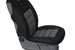 Husa matlasata pe scaunul din fata VIP ERGONOMIC MODELUL 2, culoare negru