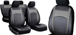 Huse pentru scaune auto Pok-Ter Design Leather Piele Gri