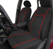 Huse pentru scaune auto Pok-Ter Trend Line din material culoare rosu