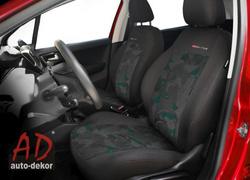 Huse universale pentru scaunele din față ale autoturismului 1+1 Auto-Dekor Verde