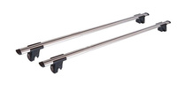 Set bare portbagaj din aluminiu cu cheie 135 cm AGURI RUNNER II AL 1.35 C/D Argintiu