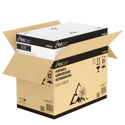Frigider portabil de voiaj auto cu compresor Yolco KX30 GREEN 25L + căști wireless impermeabile