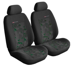 Huse universale pentru scaunele din față ale autoturismului 1+1 Auto-Dekor Verde