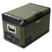 Frigider portabil de voiaj auto cu compresor Yolco GCX37 Green 37L 12V 24V + Baterie modulară Yolco