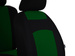 Set huse auto Pok-Ter Classic Plus 10 piese, Verde