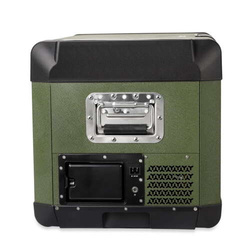 Frigider portabil de voiaj auto cu compresor Yolco GCX37 Green 37L 12V 24V + Baterie modulară Yolco