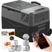 Lada frigorifica auto profesionala USB bluetooth 5.0 Yolco BCX30 CARBON 28L 12V 24V 100-230V + gratuit