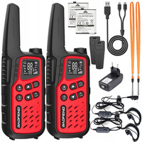 Subcanale walkie-talkie Baofeng BF-25E PMR roșii