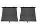 Parasolar geam lateral CarCommerce, 2x50cm, 2 bucati, Negru 