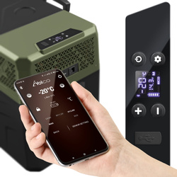 Lada frigorifica auto profesionala USB bluetooth 5.0 Yolco BCX40 CARBON 39L 12V 24V 100-230V