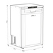 Lada frigorifica auto profesionala Frigider incorporabil cu compresor Yolco RL85 Black 83L