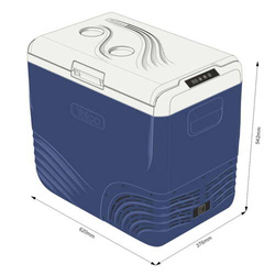 Frigider portabil de voiaj auto cu compresor Yolco NX50 Blue 47L 12V 24V 240V