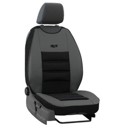 Saltea presată pentru scaunul din față al mașinii Pok-Ter Leather Ergonomic Gri
