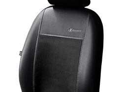 Huse pentru scaune auto Pok-Ter Alkantara piele Negru