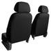 Set huse auto GT Pok-Ter din alcantara si piele ecologica, Gri deschis