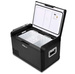 Frigider portabil de voiaj auto cu compresor Yolco GCX37 Black 37L 12V 24V + Baterie modulară Yolco