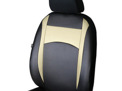 Huse pentru scaune auto Pok-Ter Design Leather Piele Bej