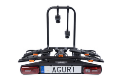Aguri Active Bike PRO 2 Black suport biciclete pe carlig pentru transportul a 2 biciclete