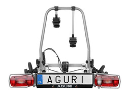 Aguri Cruiser Ultimate 2 Platforma de bagaje pentru 2 biciclete 13pini Argintiu