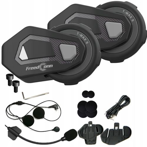 Sistem de comunicare moto Intercom Freedconn T-MAX S V4 PRO Bluetooth 5.1
