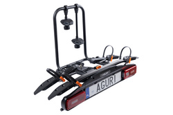 Aguri Active Bike PRO 2 Black suport biciclete pe carlig pentru transportul a 2 biciclete