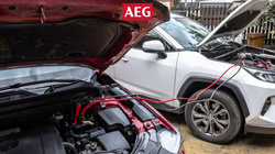 Cabluri de pornire AEG DIN 25 carcasă de protecție iluminată pentru pornire 1100A 3.5 m