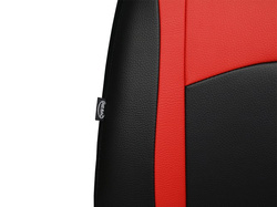 Huse pentru scaune auto Pok-Ter Design Leather Piele Rosu
