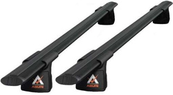 Set bare portbagaj din aluminiu cu cheie 120 cm AGURI RUNNER II AL 1.20 C/D Negru