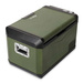 Frigider portabil de voiaj auto cu compresor Yolco GCX37 Green 37L 12V 24V + Baterie modulară Yolco