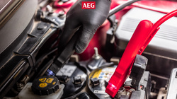 Cabluri de pornire AEG DIN 25 carcasă de protecție iluminată pentru pornire 1100A 3.5 m