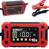 Incarcator Inteligent Auto pentru Baterie 12V 10A cu Functie de Reparatie, Ecran LCD