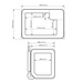 Frigider portabil de voiaj auto cu compresor Yolco BCX40 GREY 39L + baterie modulara + scut termic