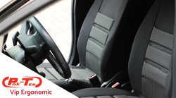 Husa matlasata pe scaunul din fata VIP ERGONOMIC MODELUL 1, culoare negru