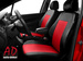 Huse pentru scaune auto Auto-Dekor Comfort Piele Ecologica Rosu