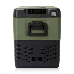 Frigider portabil de voiaj auto cu compresor Yolco KX40 GREEN 34L + căști wireless impermeabile