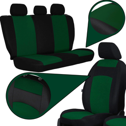 Set huse auto Pok-Ter Classic Plus 10 piese, Verde