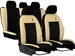 Set huse auto Road Pok-Ter din piele ecologica Negru/Bej
