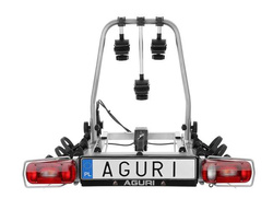 Aguri Cruiser 4 Silver suport biciclete pe carlig pentru transportul a 4 biciclete 13PIN