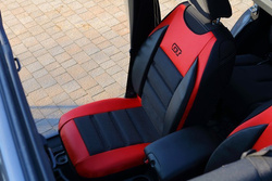Saltea lombară husă pentru scaun auto Pok-Ter GT Ergonomic rosu