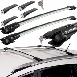 Bare portbagaj din aluminiu Aguri Prestige II S14 Negru