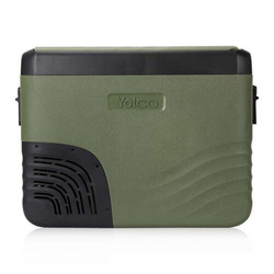 Frigider portabil de voiaj auto cu compresor Yolco KX40 GREEN 34L + căști wireless impermeabile