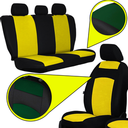 Set huse auto Pok-Ter Classic Plus 10 piese, Galben