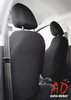 Huse pentru scaunele din fata 1+1 Auto-Dekor Prestige Alkantara Negru