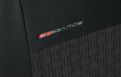 Huse pentru scaune auto Auto-Dekor Elegance din material textil Auto-Dekor Elegance Popiel 1 Gri