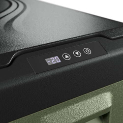 Frigider portabil de voiaj auto cu compresor Yolco NX50 Green 47L 12V 24V 240V